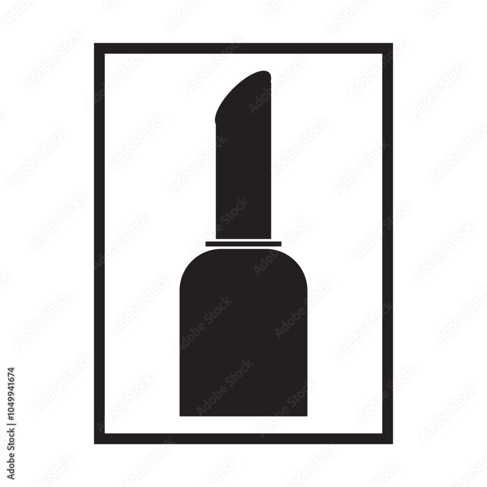 Lipstick icon vector. Lipstick icon on White background. vector illustration Lipstick icon vector. Lipstick icon on White background. vector illustration