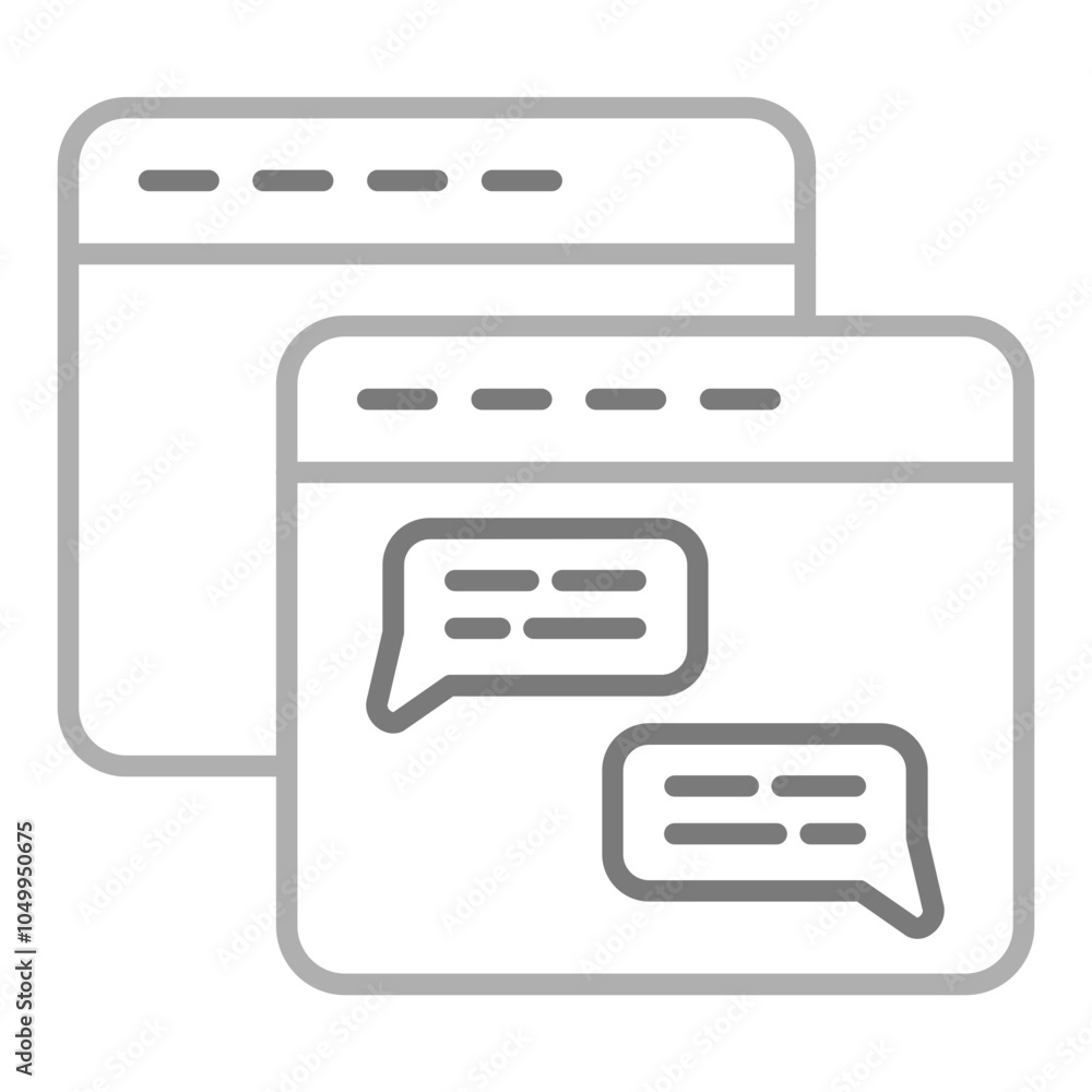 Fototapeta premium Forum Icon