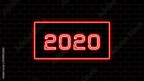 2020年のネオン文字