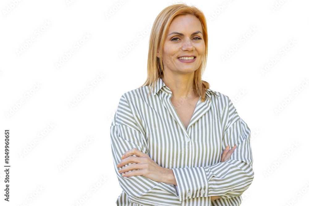 Confident mature Latina businesswoman with a friendly smile Confident mature Latina businesswoman with a friendly smile