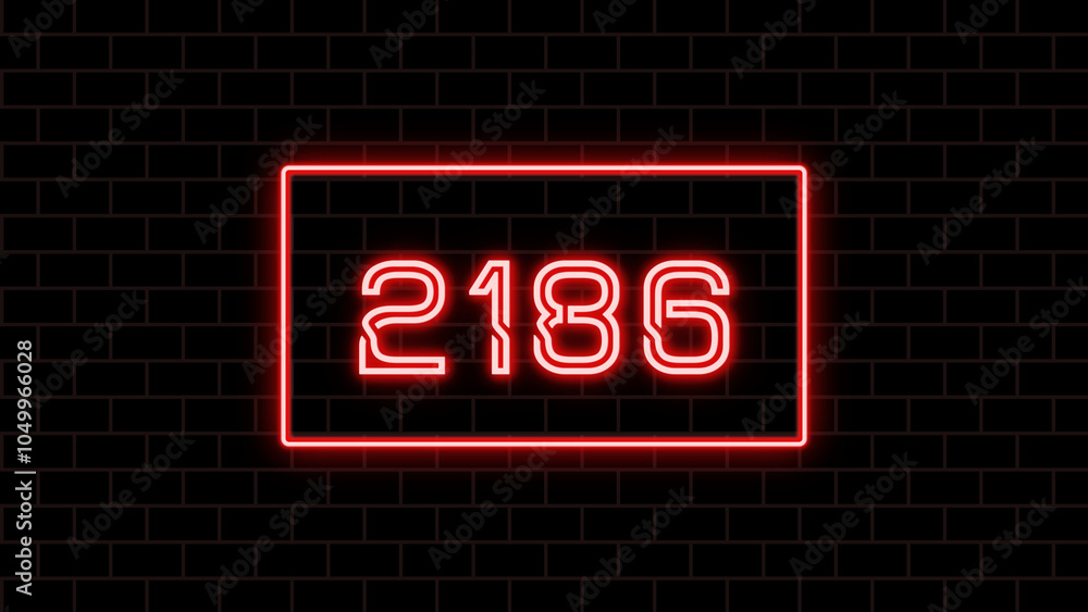 2186年のネオン文字 2186年のネオン文字