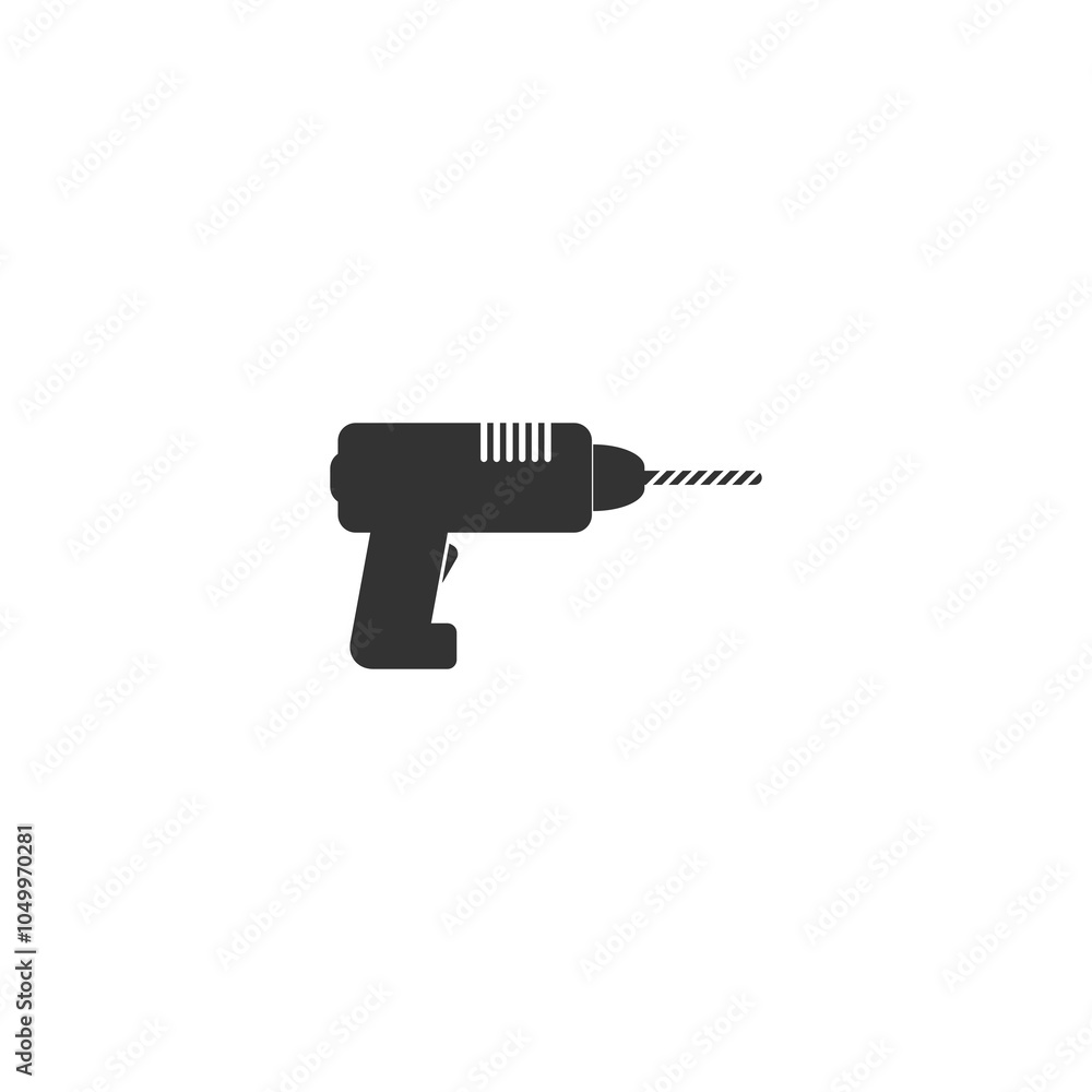Drill icon isolated on transparent background Drill icon isolated on transparent background