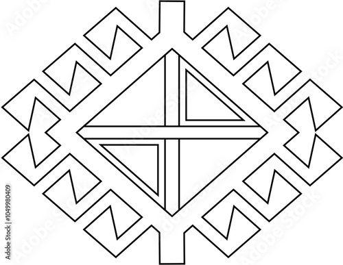 Armenian ethnic ornament