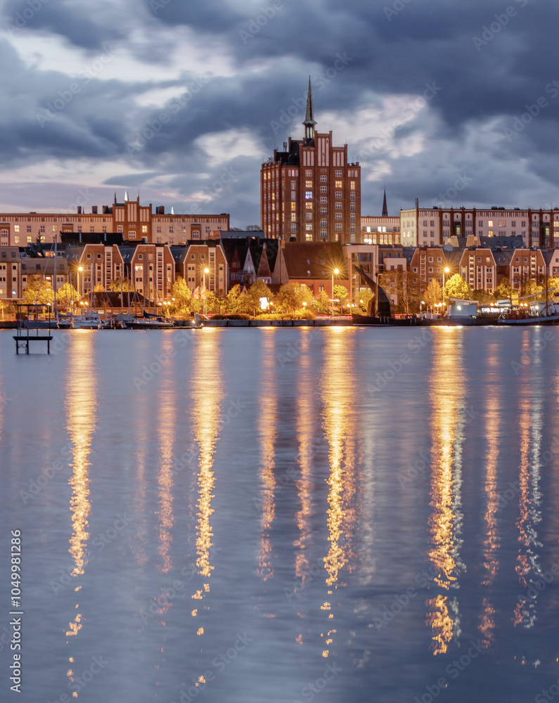 Fototapeta premium Skyline Rostock