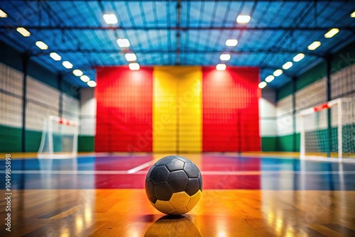 Germany, Poland. Handball World Championship.  A minimalist lens captures the fight. photo