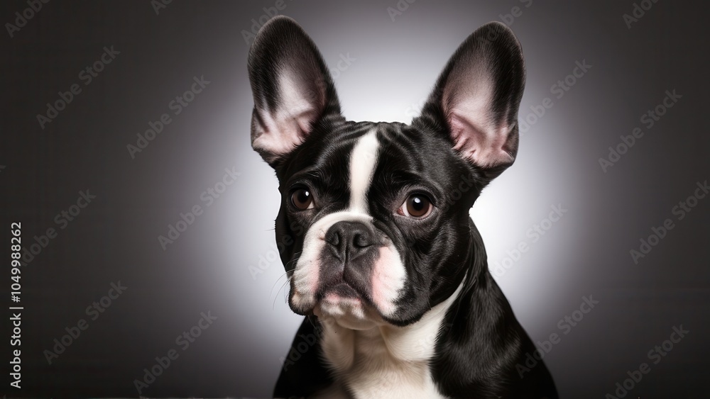 Fototapeta premium Frenchton. French Bulldog
