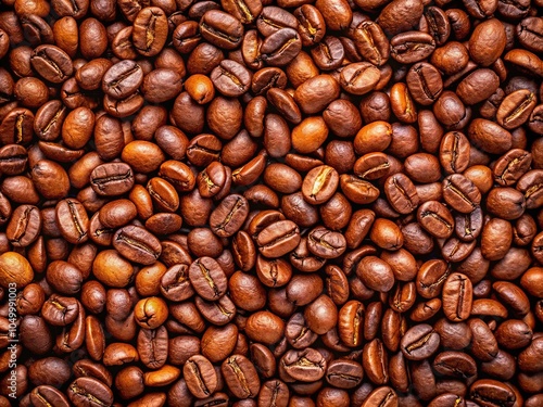 Rich, roasted coffee beans, a symphony of aroma and texture.