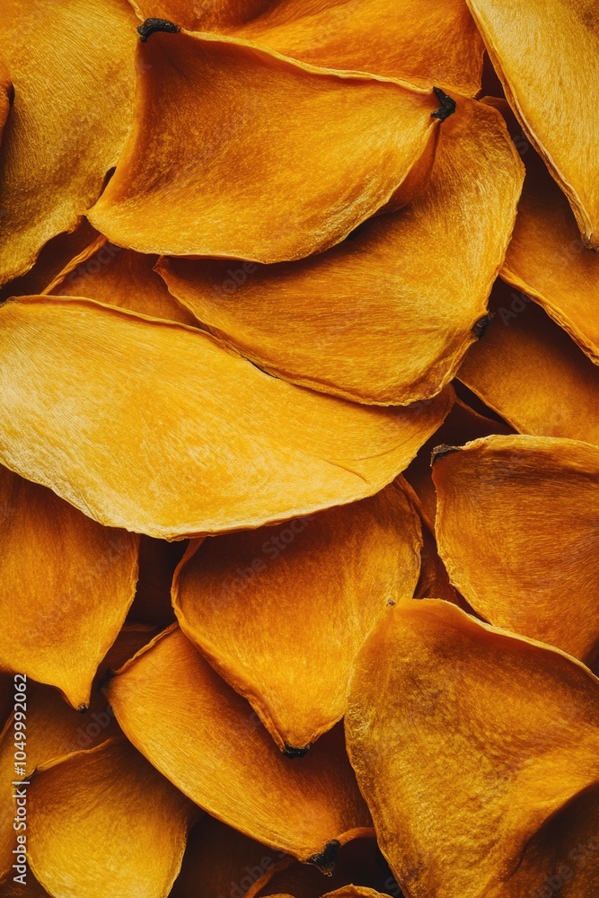 Close up of yellow food with a lot of detail. The food is sliced into small pieces and arranged in a way that creates a pattern. Scene is warm and inviting Close up of yellow food with a lot of detail. The food is sliced into small pieces and arranged in a way that creates a pattern. Scene is warm and inviting