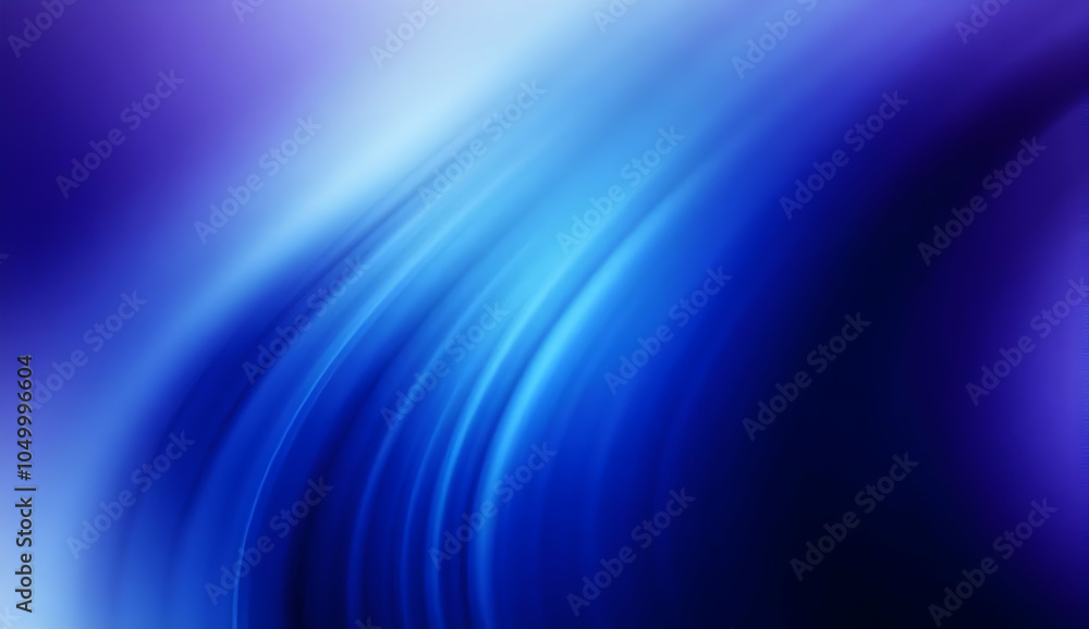 Fototapeta premium Smooth Blue Gradient Minimalist Background Design
