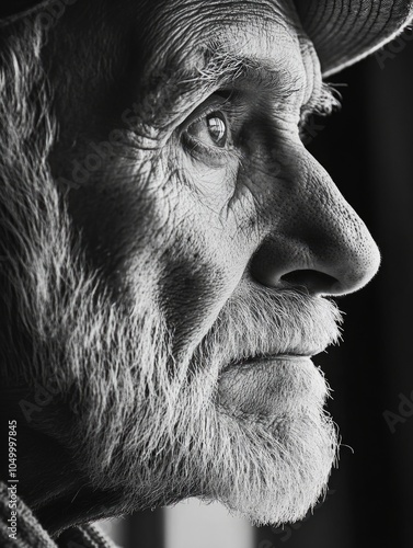 Contemplative Aging Man