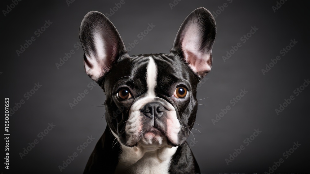 Fototapeta premium Frenchton. French Bulldog