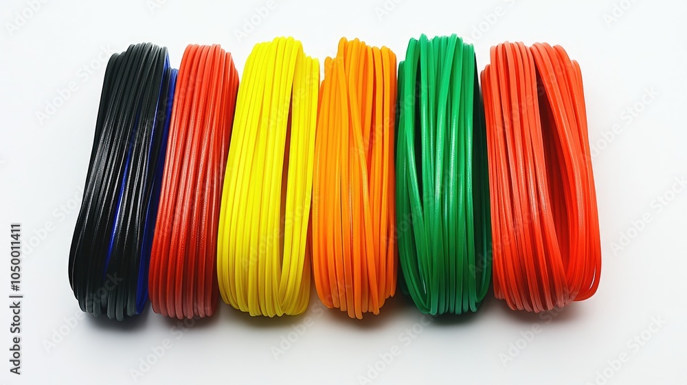 Vivid Collection of Colorful Rubber Bands Vivid Collection of Colorful Rubber Bands