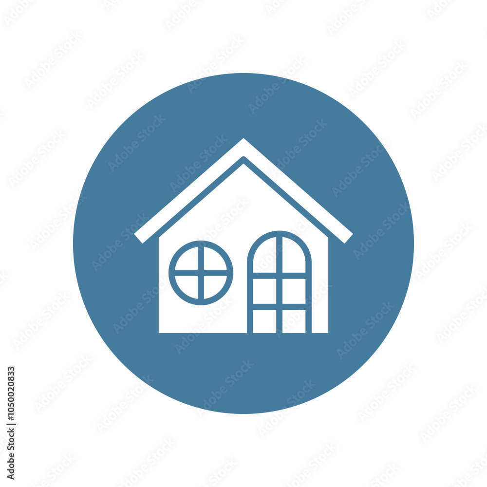 flat design house vector icon flat design house vector icon