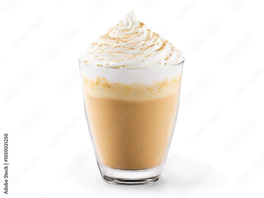 Vanilla Latte A smooth vanilla latte in a clear glass with vanilla bean foam art Vanilla Latte A smooth vanilla latte in a clear glass with vanilla bean foam art