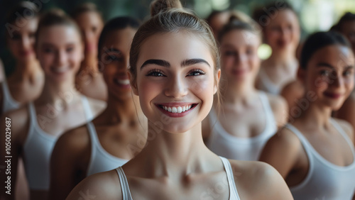 Diverse ballet dancers