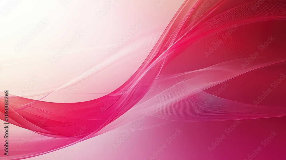 Elegant flowing pink wave on light background. Abstract minimalistic design Elegant flowing pink wave on light background. Abstract minimalistic design