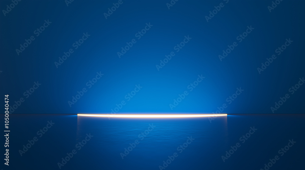 Light table on blue background Light table on blue background
