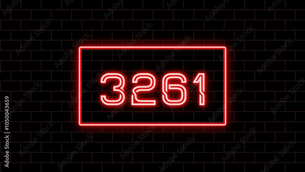 3261年のネオン文字 3261年のネオン文字