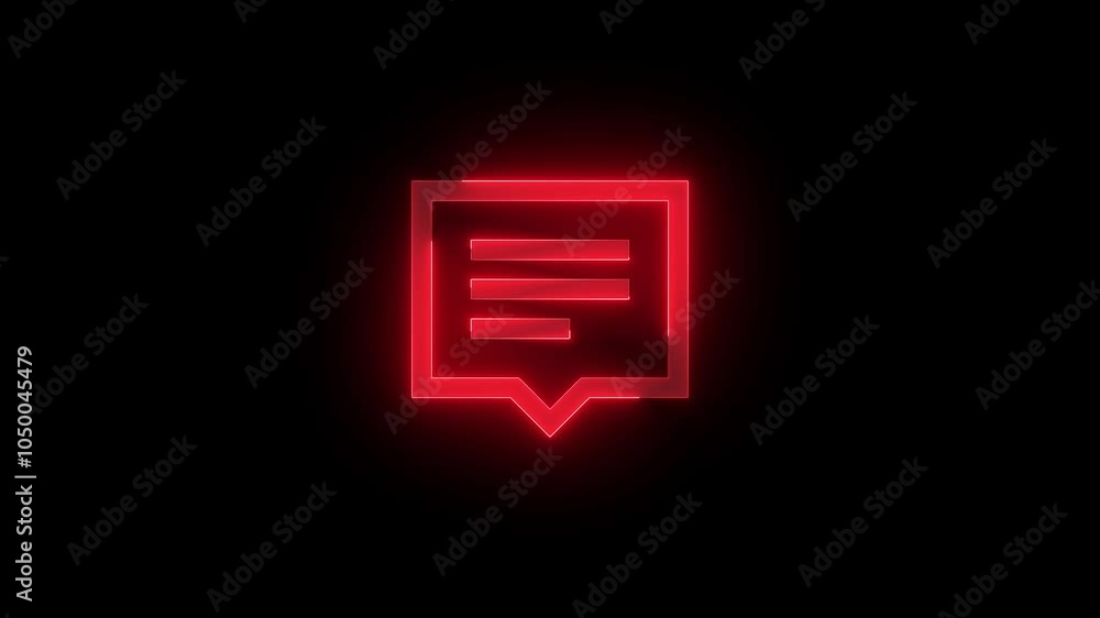 Mob action center stroke icon glowing neon color animation Mob action center stroke icon glowing neon color animation