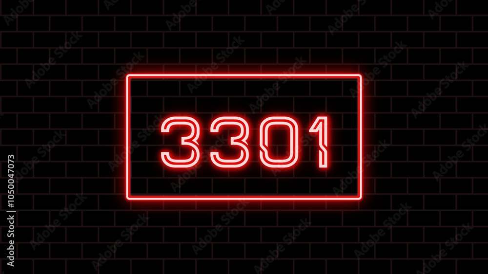 3301年のネオン文字 3301年のネオン文字