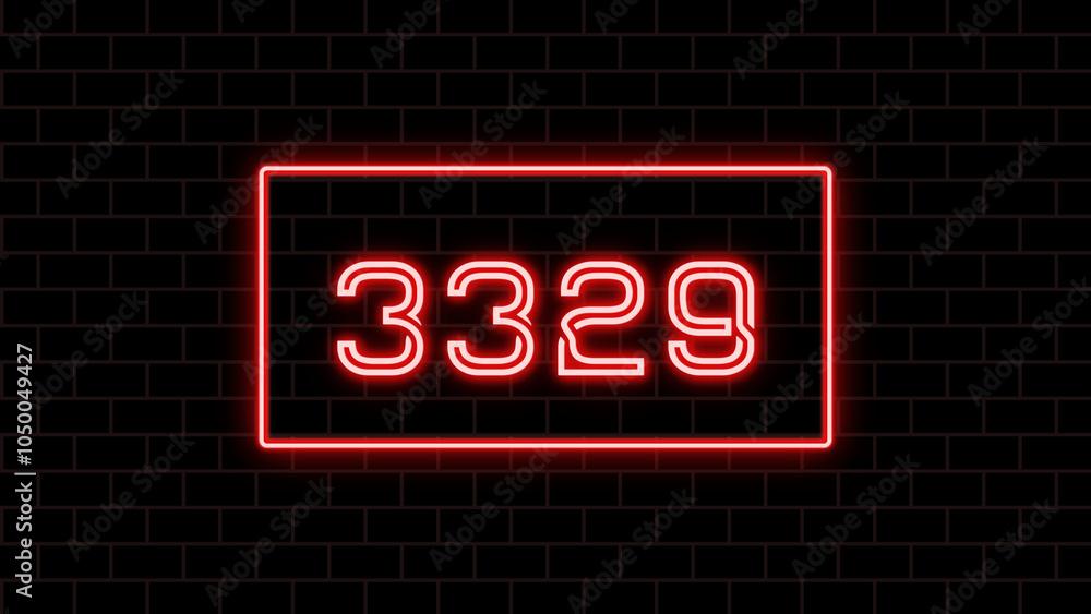 3329年のネオン文字 3329年のネオン文字