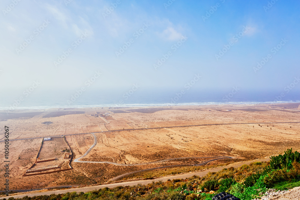 Obraz premium view from the top of the mountain