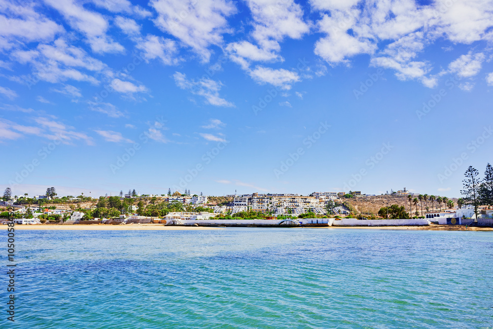 view of Oualidia city of Morocco view of Oualidia city of Morocco