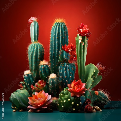 beautiful flower natural view element in a magical atmosphere