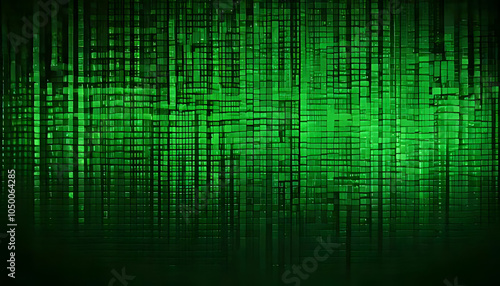 vertical green wall blurred pixels glow blend brights darkness mobile wallpaper design