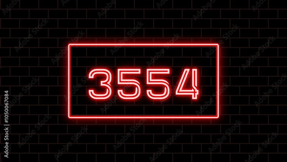 3554年のネオン文字 3554年のネオン文字