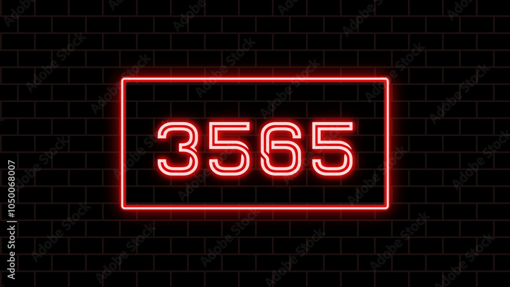 3565年のネオン文字 3565年のネオン文字
