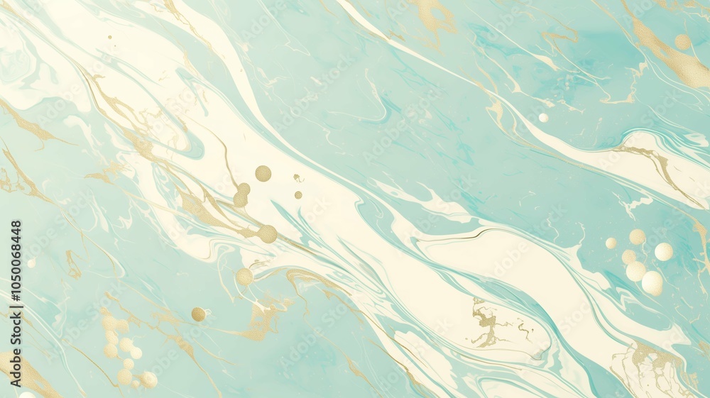 Naklejka premium マーブル模様の背景画像