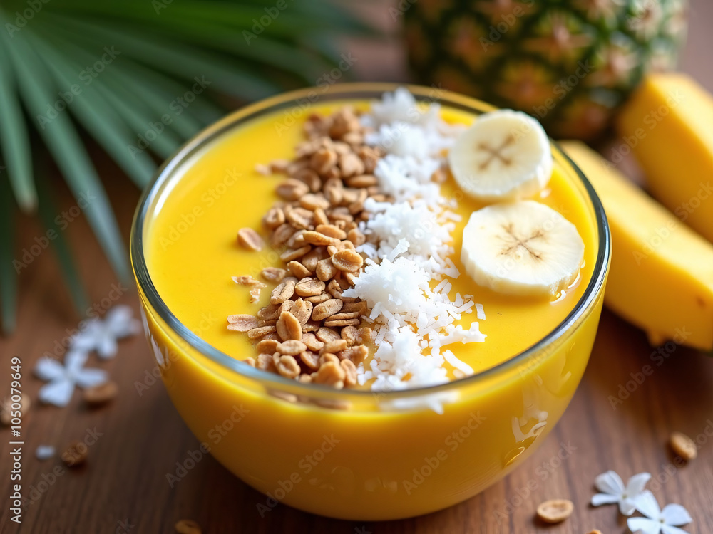 Tropical Mango Smoothie Bowl Tropical Mango Smoothie Bowl