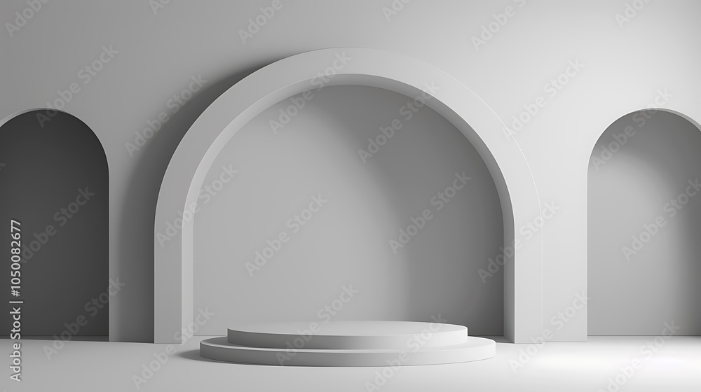 Fototapeta premium minimal showcase