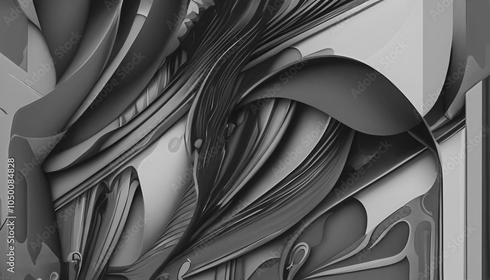 Obraz premium Black and white abstract background