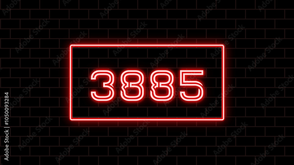 3885年のネオン文字 3885年のネオン文字