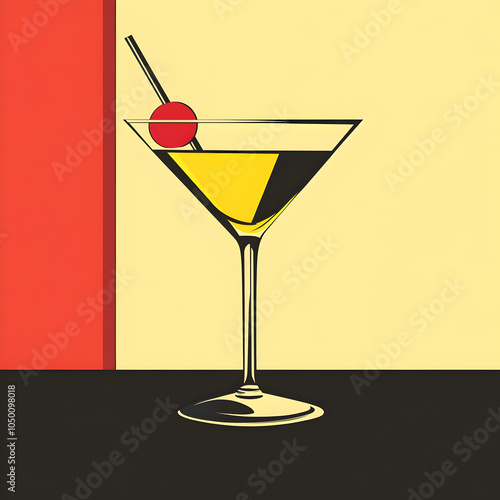 Vintage Martini Design 
