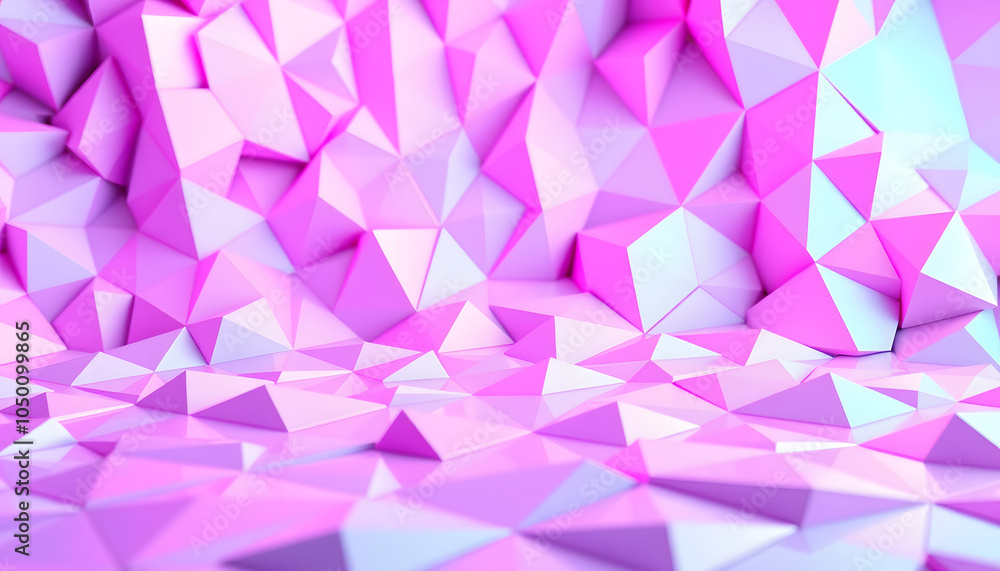 White, Blue and Pink Geometric Surface with Tetrahedrons. Futuristic, Vibrant 3d Banner isolated with white highlights, png White, Blue and Pink Geometric Surface with Tetrahedrons. Futuristic, Vibrant 3d Banner isolated with white highlights, png