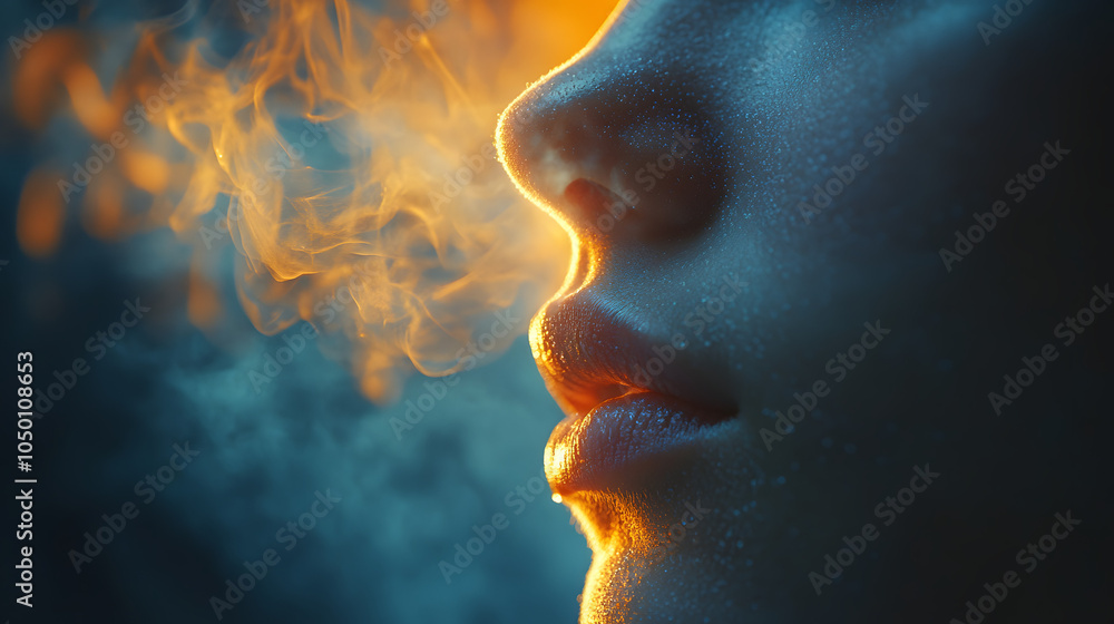 Close-up of a Human Nose During Inhalation with a Blurred Background – Highlighting the Vital Process of Breathing, Sensory Awareness, and the Beauty of Human Physiology
Close-up of a Human Nose During Inhalation with a Blurred Background – Highlighting the Vital Process of Breathing, Sensory Awareness, and the Beauty of Human Physiology
