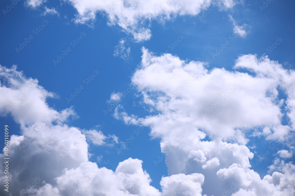 The sky is blue with clouds, beautiful by nature. The sky is blue with clouds, beautiful by nature.