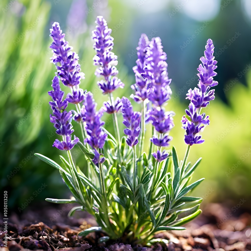 Obraz premium beautiful flower natural view element in a magical atmosphere