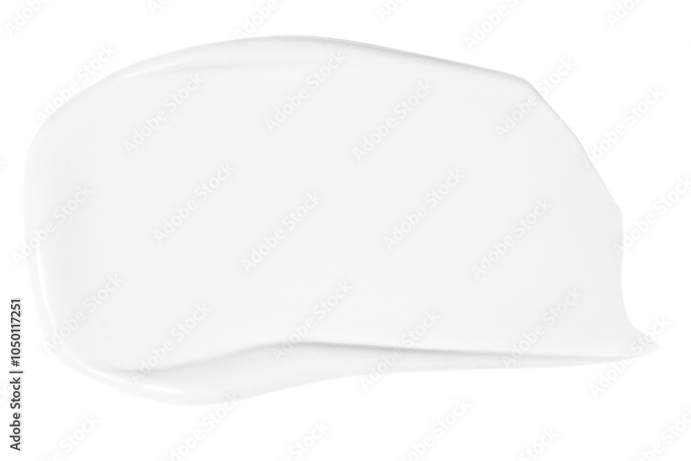 Smear of white cream on an empty background. Skincare product, beauty application. Smear of white cream on an empty background. Skincare product, beauty application.