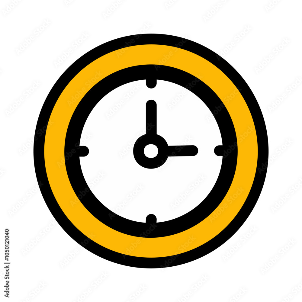 Clock Icon Vector. Flat design style. Clock Icon Vector. Flat design style.