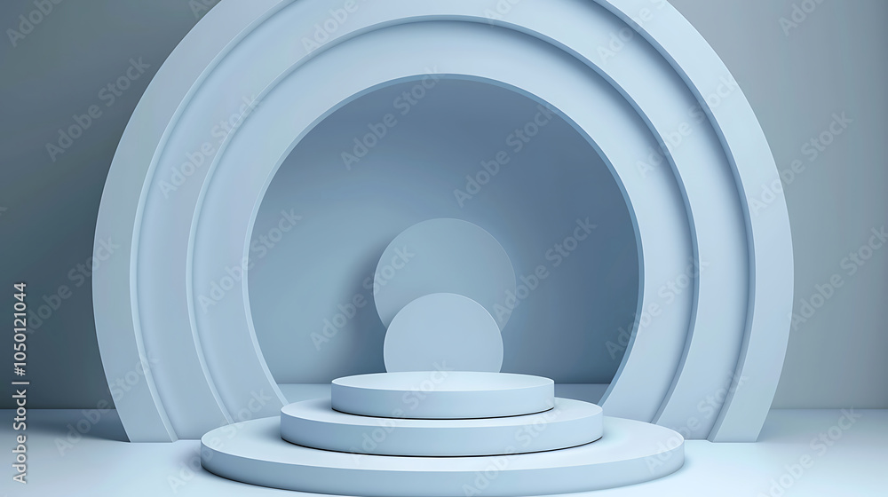 Obraz premium minimal podium