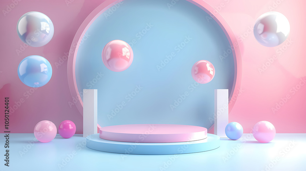 Obraz premium minimal podium