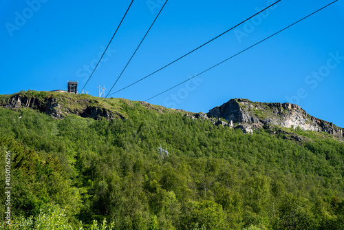 Fjellheisen cable car in Tromso, Norway photo