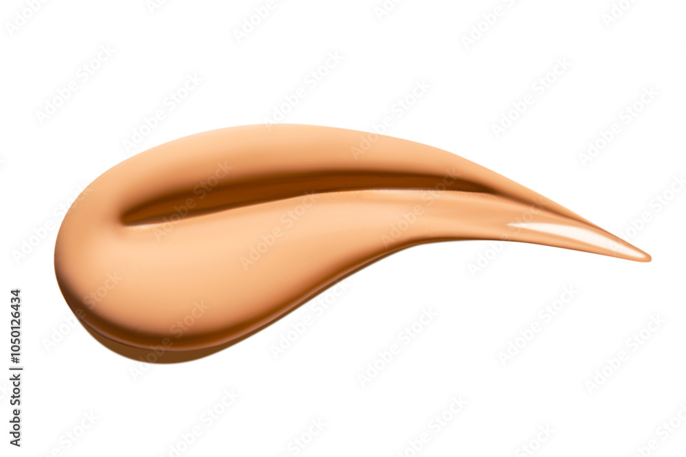 Smear of foundation cream on an empty background. Makeup product, smooth texture. Smear of foundation cream on an empty background. Makeup product, smooth texture.