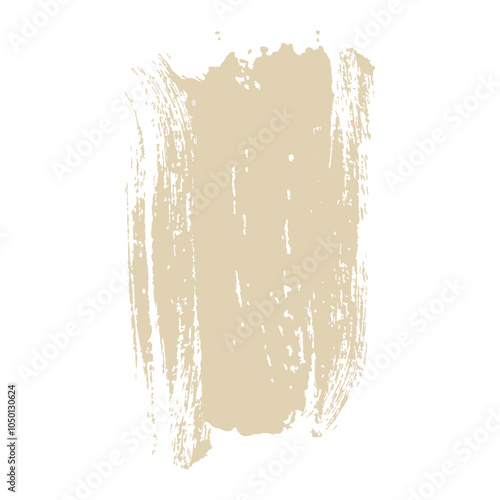 soft brown ink paint brush stroke