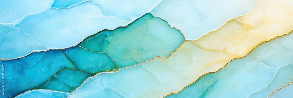 Naklejka premium Aerial View of a Vibrant Salt Mine Showcasing Colorful Evaporation Ponds and Geometric Patterns