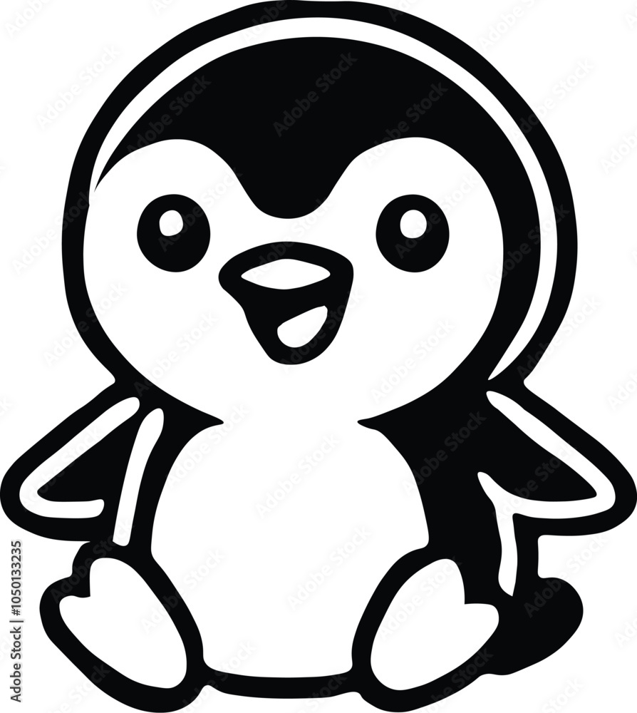 Cute Penguin Icon Cute Penguin Icon